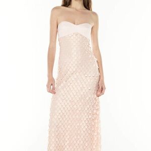 Manning Cartell Strapless Blush Gown